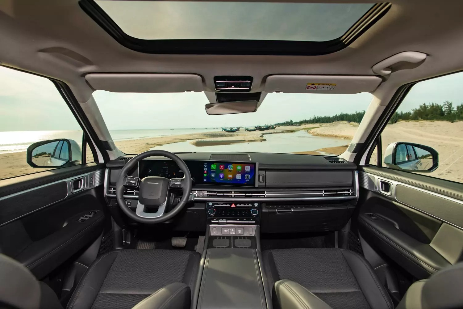 Nội thất Hyundai Santa Fe Nội thất Hyundai Santa Fe.